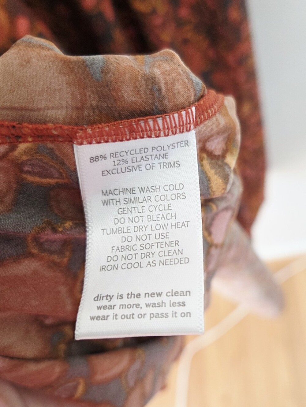 Toad & Co Crusher Maxi Dress Rust Green Floral Print Size Medium - Picture 7 of 9